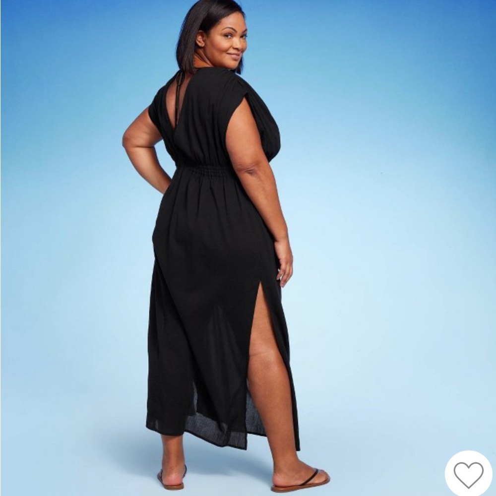 Women’s Side Slit Maxi Cover-up Dress